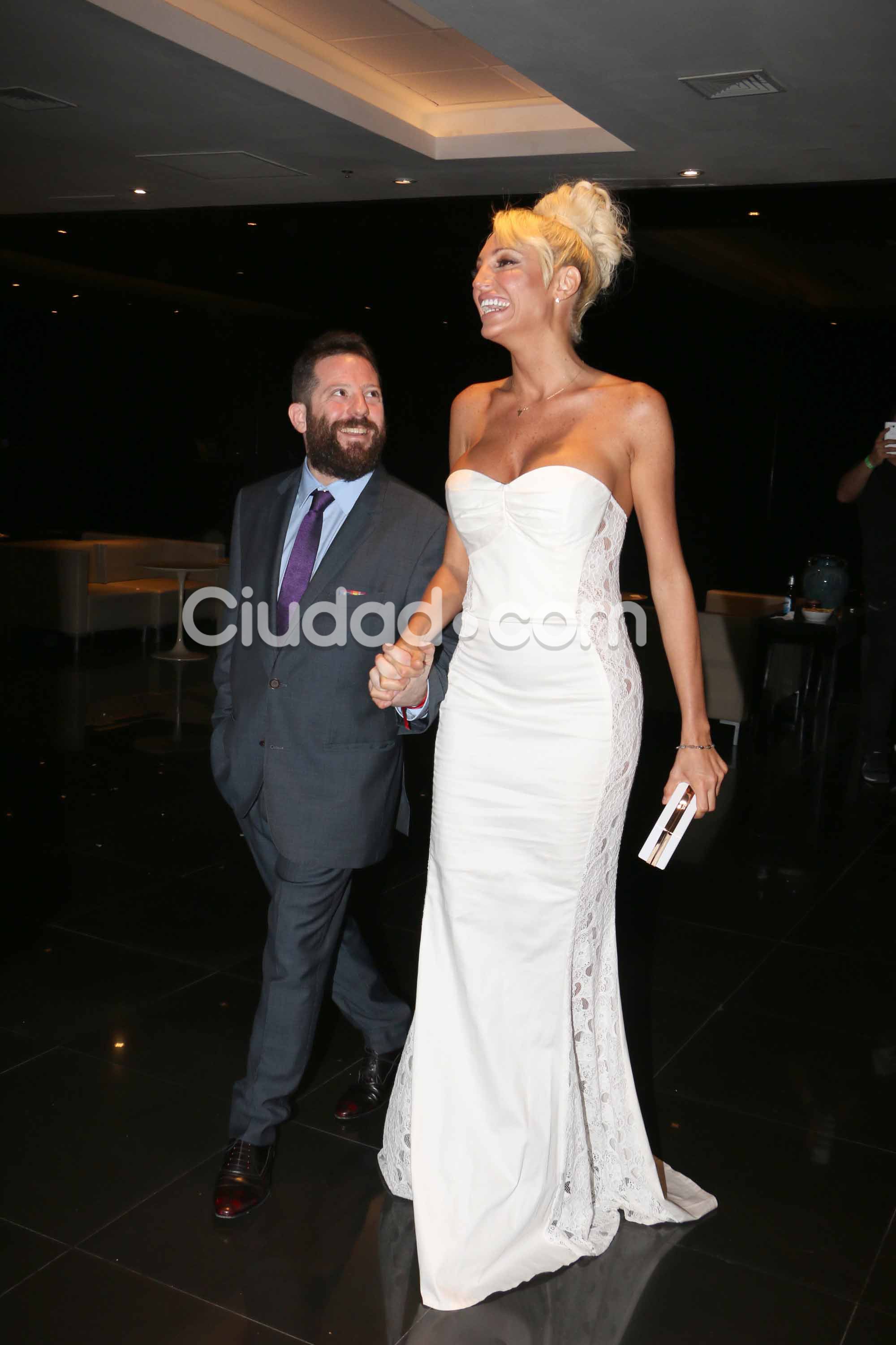 Vicky Xipolitakis y José Ottavis, la pareja de la noche. Foto: Movilpress-Ciudad.com.