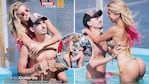 Virginia Gallardo y su novio, Martín Rojas, una pareja súper hot en Carlos Paz. (Foto: revista Paparazzi)