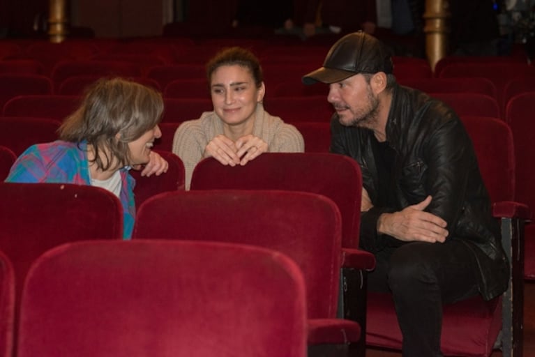 ¡Visita de lujo! Valeria Bertuccelli recibió en el set de La reina del miedo a Marcelo Tinelli