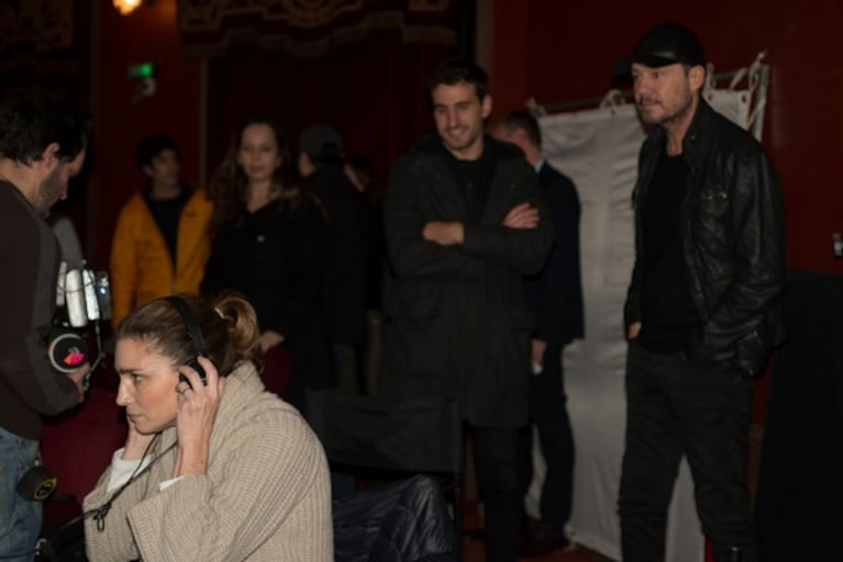 ¡Visita de lujo! Valeria Bertuccelli recibió en el set de La reina del miedo a Marcelo Tinelli