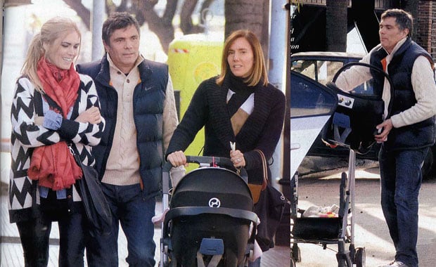 Viviana Canosa, Alejandro Borensztein y su hermana Marina (Foto: Pronto). 