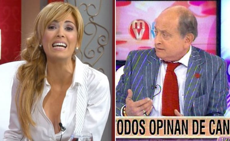 Viviana Canosa, enojada con Canal 9... y con Chiche Gelblung. (Fotos: captura Canal 9)