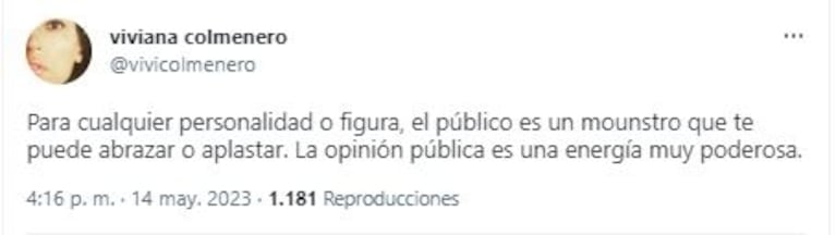 Viviana Colmenero se metió en el cruce de Estefi Berardi con Yanina Latorre y De Brito: "Hay gente irrespetuosa"