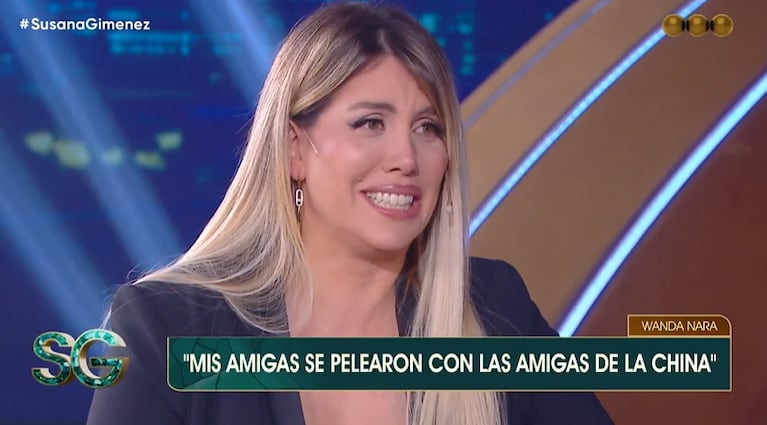 Wanda admitió que sus amigas le dijeron a China "las peores cosas".