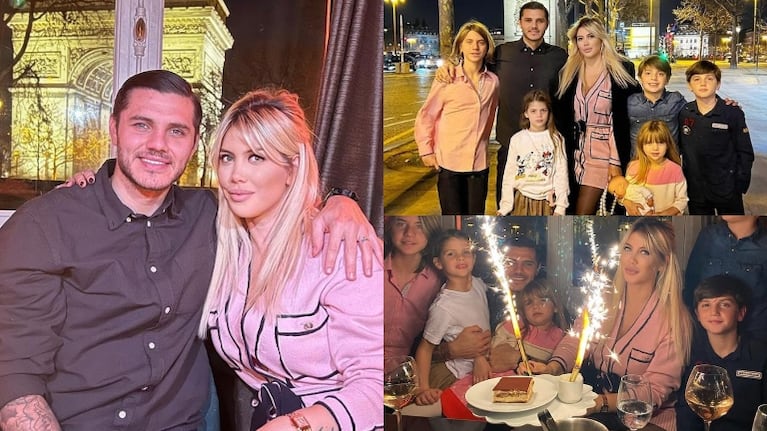 Wanda Nara celebró su cumpleaños con Mauro Icardi y rodeada de sus hijos: No puedo estar más agradecida a la vida