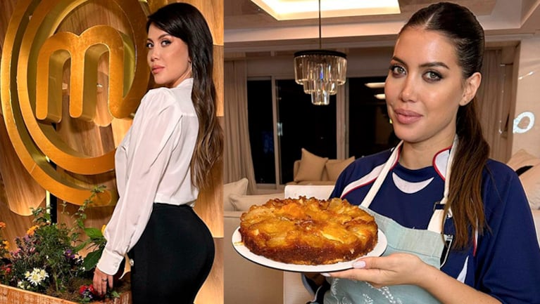 Wanda Nara comenzó a estudiar pastelería y mostró los primeros cuatro postres que cocinó.