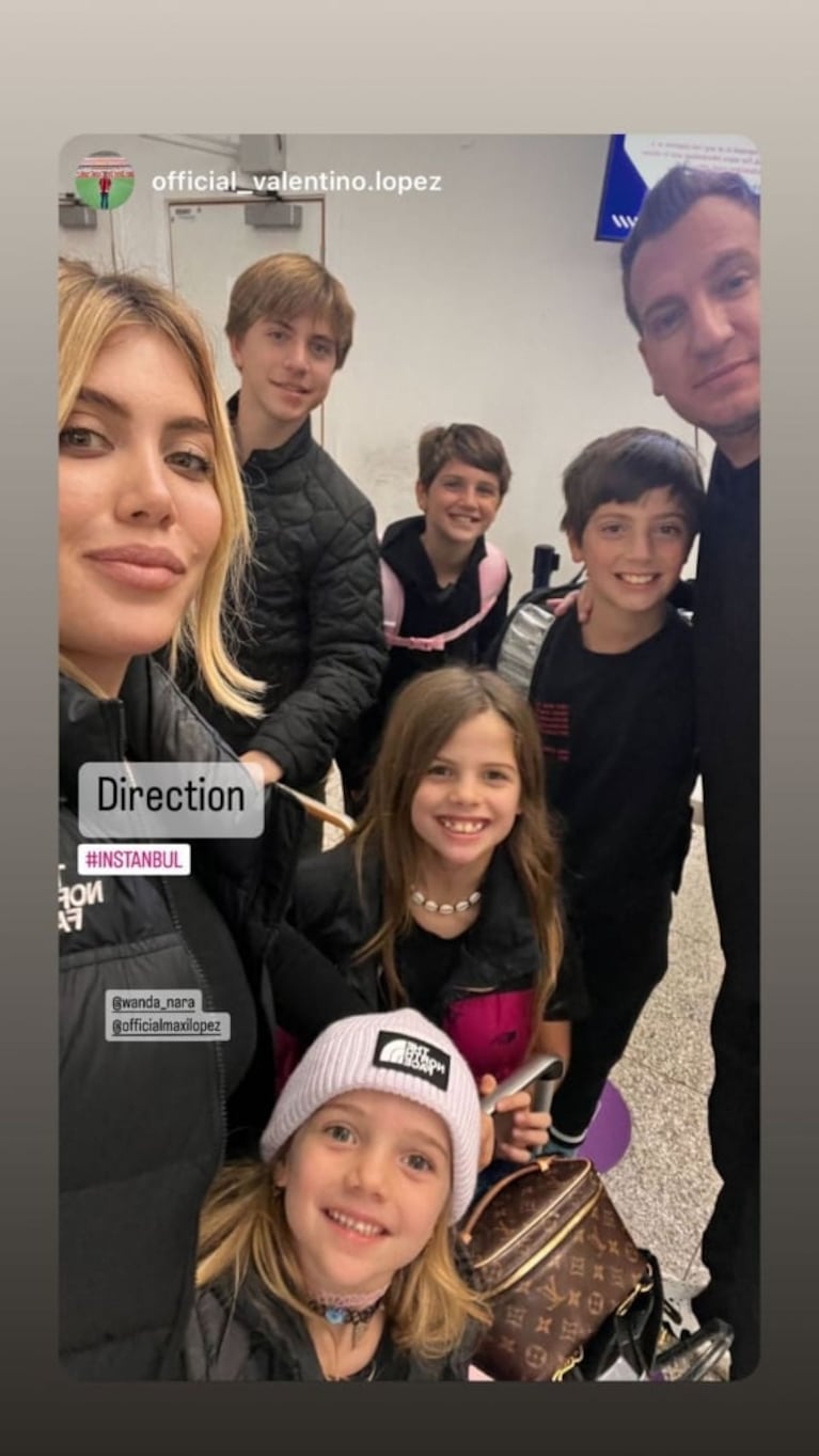 Wanda Nara compartió su primera foto con Maxi López, tras 9 años de su escandalosa separación