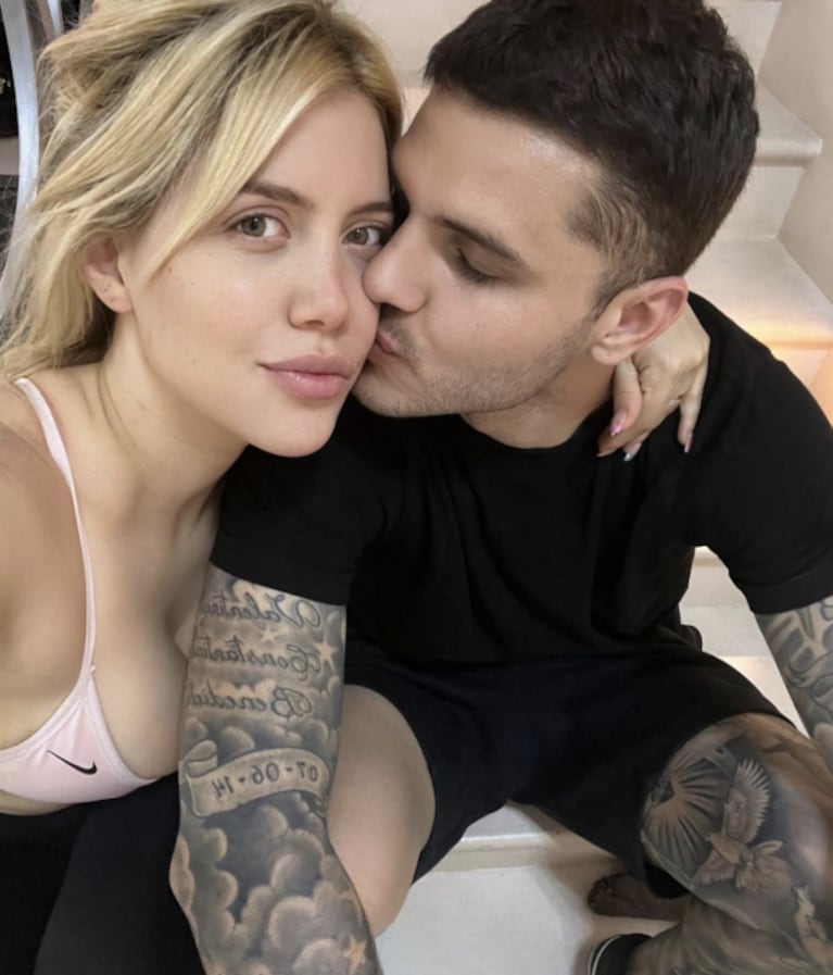 Wanda Nara compartió una cariñosa selfie con Mauro Icardi y le reconoció un gran gesto de amor