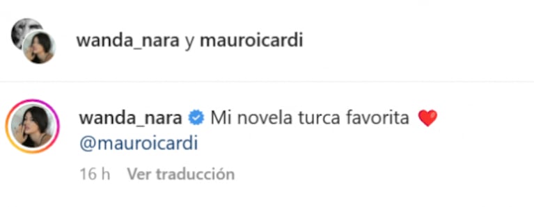 Wanda Nara compartió una foto con Mauro Icardi y se burló de los escándalos que atravesaron: "Novela turca"