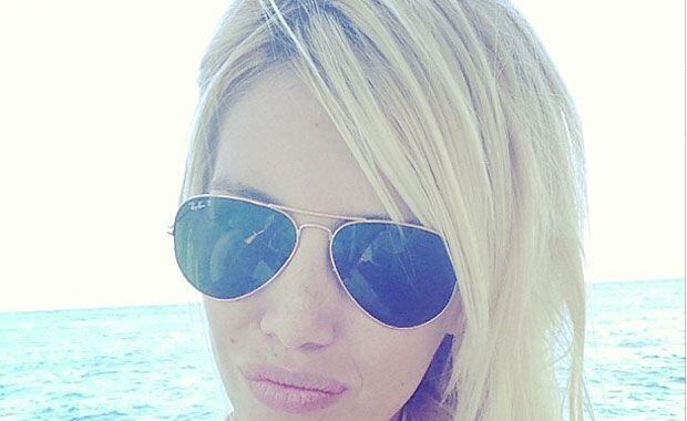 Wanda Nara en las islas Eolias (Foto: Instagram).