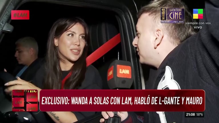 Wanda Nara habló con LAM.