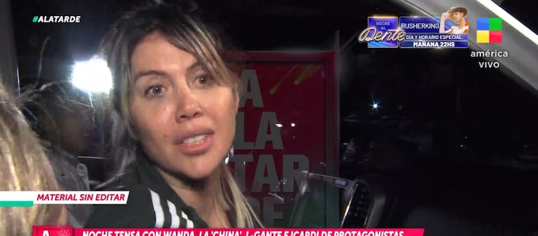 Wanda Nara habló de su entredicho con La China Suárez (Foto: captura América)