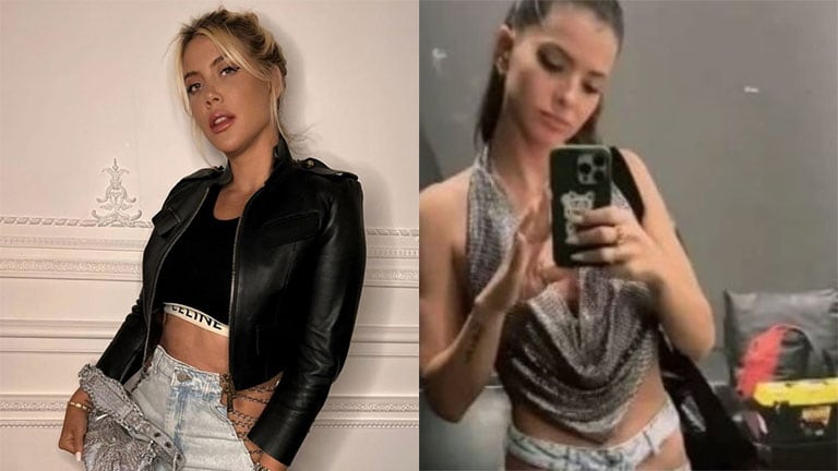 Wanda Nara impactó al lucir unos sensuales jeans muy parecidos a los de China Suárez.