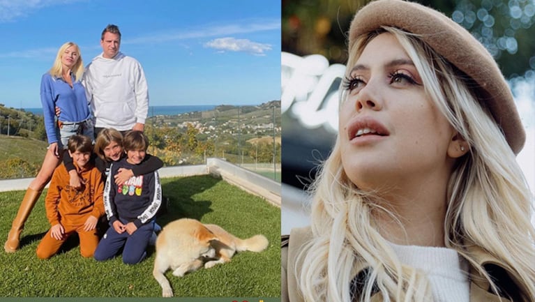 Wanda Nara le dedicó un sorpresivo posteo súper buena onda a Maxi López y su novia, Daniela Christiansson.