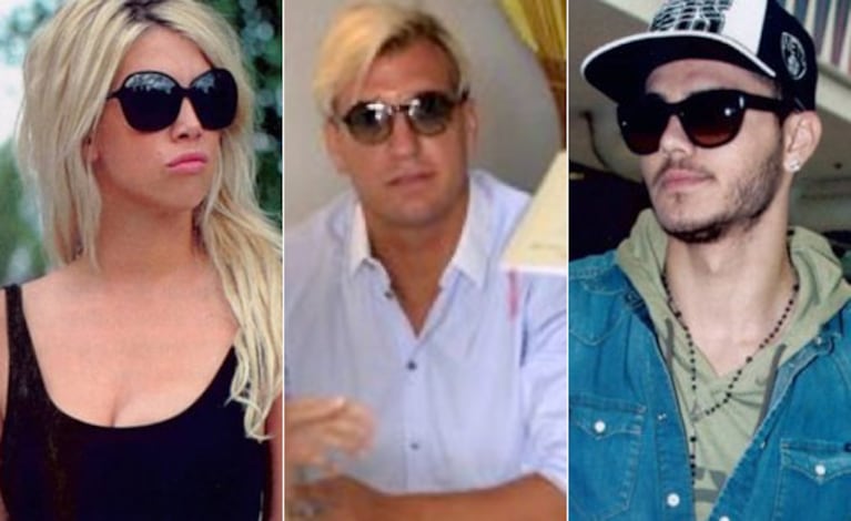 Wanda Nara, Maxi López y Mauro Icardi. Triángulo explosivo. (Fotos: archivo Gente y La Gazzetta dello Sport)