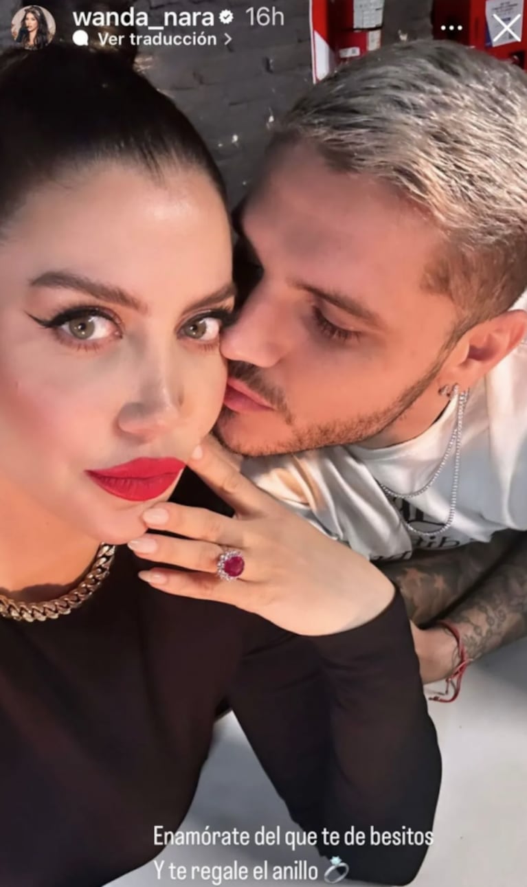 Wanda Nara presumió del millonario anillo que le regaló Mauro Icardi: cómo es y cuánto sale