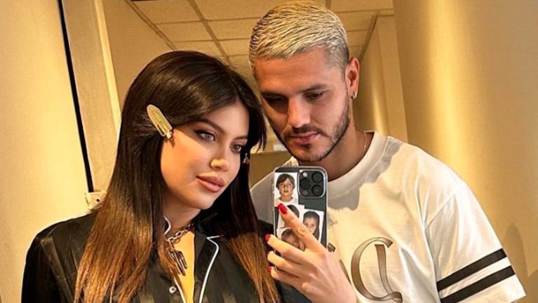 Wanda Nara publicó las primeras fotos muy enamorada de Mauro Icardi tras su reencuentro en Argentina.