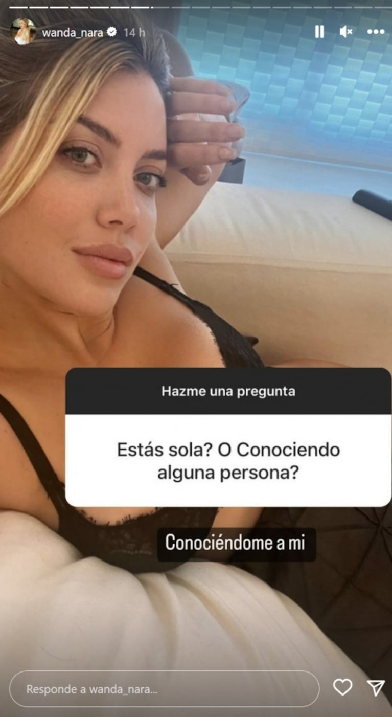 Wanda Nara reveló a quién está conociendo en la Argentina