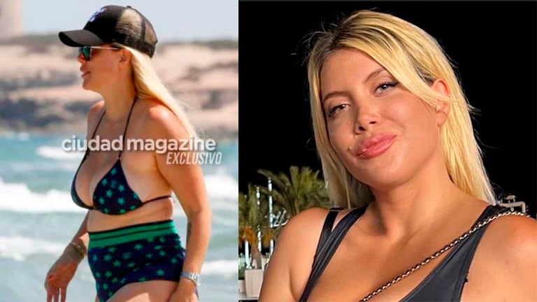 Wanda Nara salió al cruce de las críticas por sus fotos en Ibiza sin Photoshop: Tengo celulitis, como todas