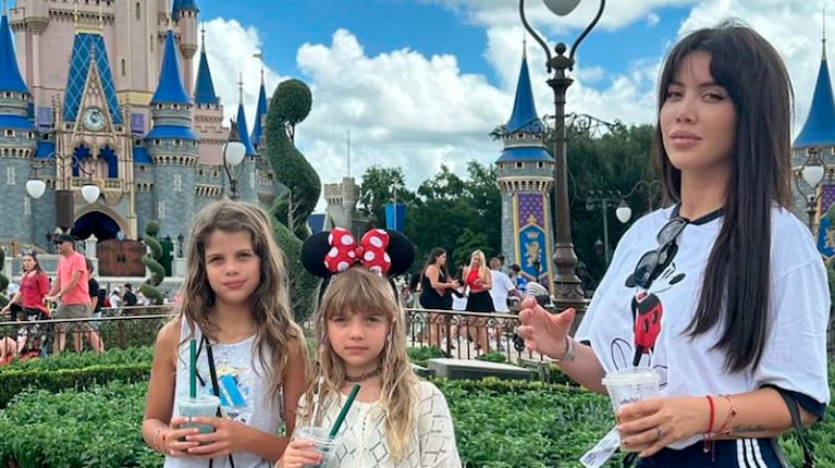 Wanda Nara se emocionó al cumplir su sueño de conocer Disney e hizo un conmovedor posteo.