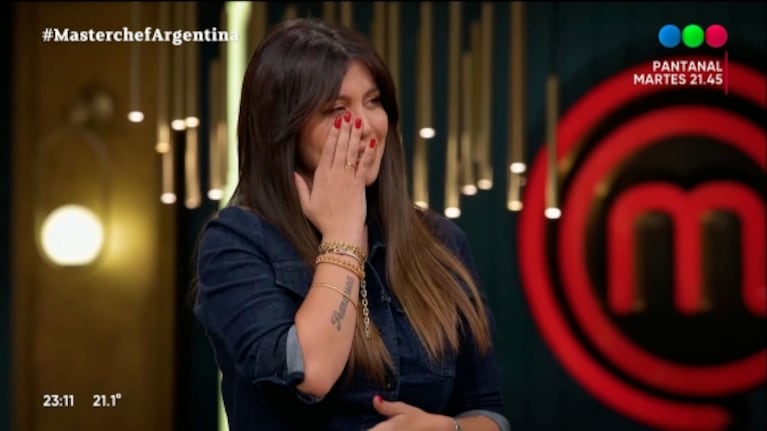 Wanda Nara se emocionó en MasterChef al despedir a Mauro Icardi con un beso: "No me hagan más esto"