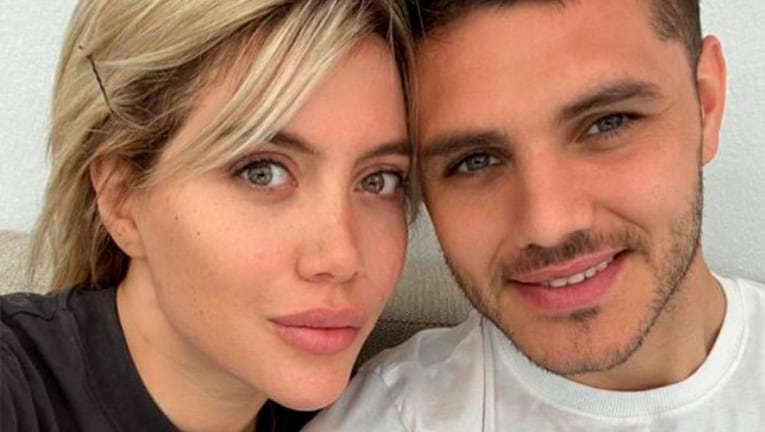 Wanda Nara se enterneció al ver a Mauro Icardi con sus hijas y le dedicó este romántico gesto en las redes.