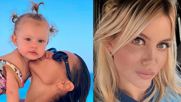 Wanda Nara. se Wanda Nara se deslumbró al ver a Ana García Moritán en la playa con Pampita.al ver a Ana García Moritán en la playa con Pampita