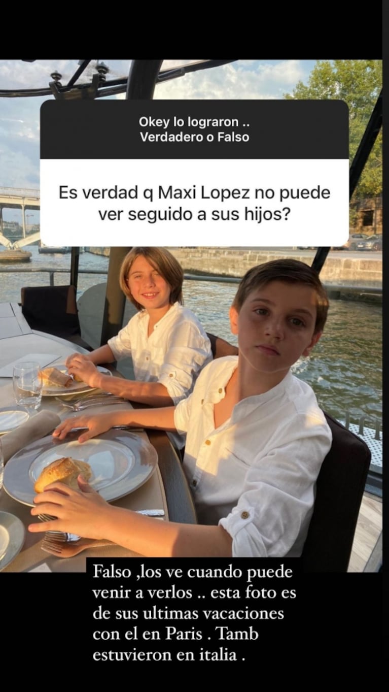 Wanda Nara, sin tapujos: habló de la relación de Maxi López con sus hijos, el vínculo con su papá ¡y hasta confesó que fue infiel!