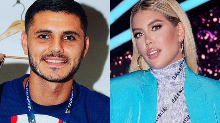 Wanda Nara y el gesto a Mauro Icardi que dio que hablar. 