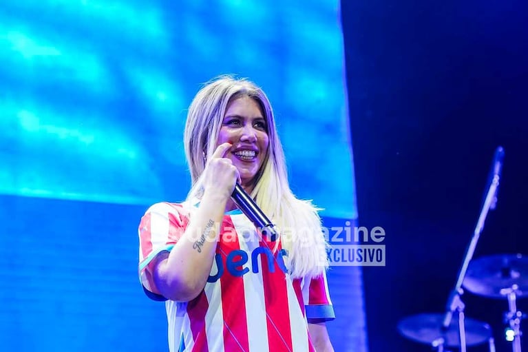 Wanda Nara y L-Gante en Paraguay (Foto: RS Fotos)