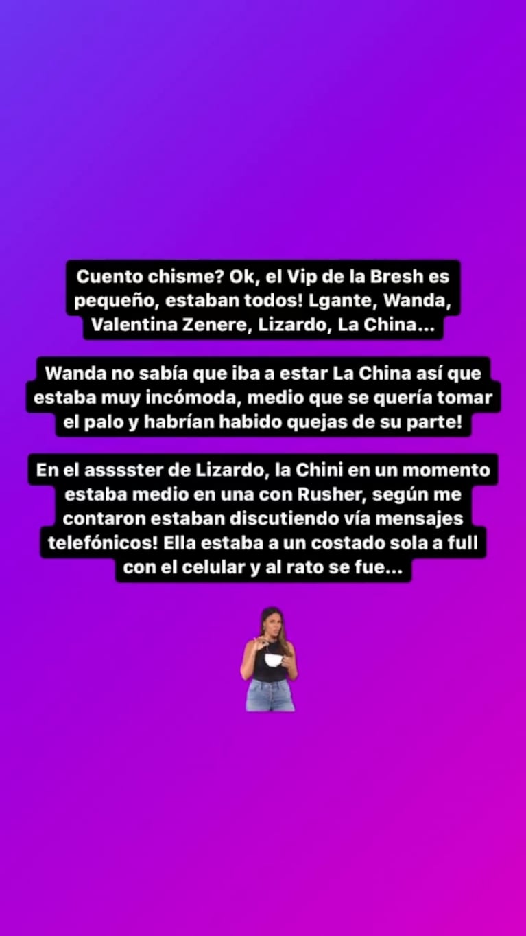 Wanda Nara y la China Suárez encendieron las alertas en una fiesta electrónica: "¡Qué corajuda Euge!"