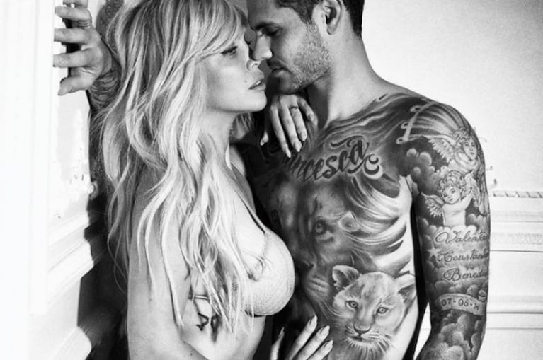 Wanda Nara y Mauro Icardi compartieron una atrevida foto juntos: "Tú y yo, mi frase favorita"