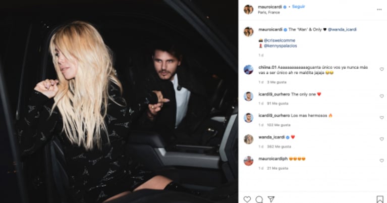 Wanda Nara y Mauro Icardi intercambiaron pícaros mensajes tras discutir frente a Susana Giménez: "La única"