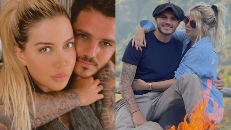 Wanda Nara y Mauro Icardi, reconciliados, compartieron una sensual foto juntos: Tu y yo, mi frase favorita