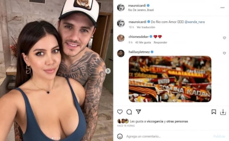 Wanda Nara y Mauro Icardi se fueron de Argentina: las románticas fotos juntos en avión privado