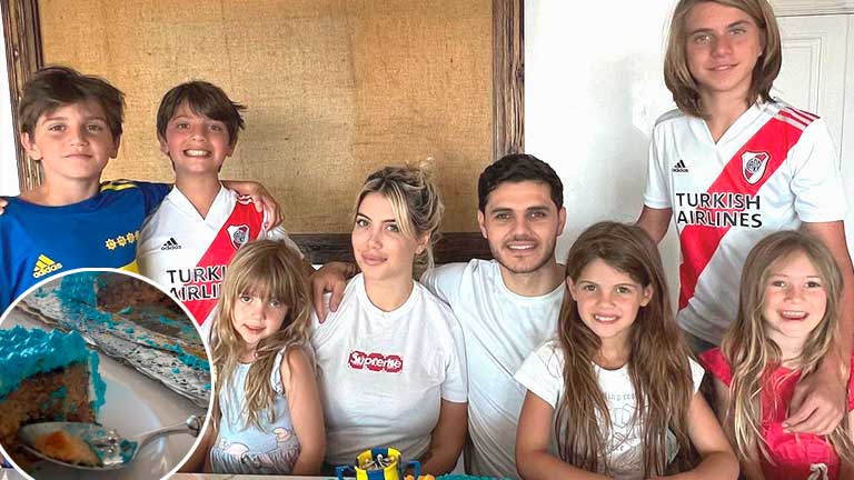 Wanda Nara y Mauro Icardi se reencontraron en familia para celebrar la Navidad