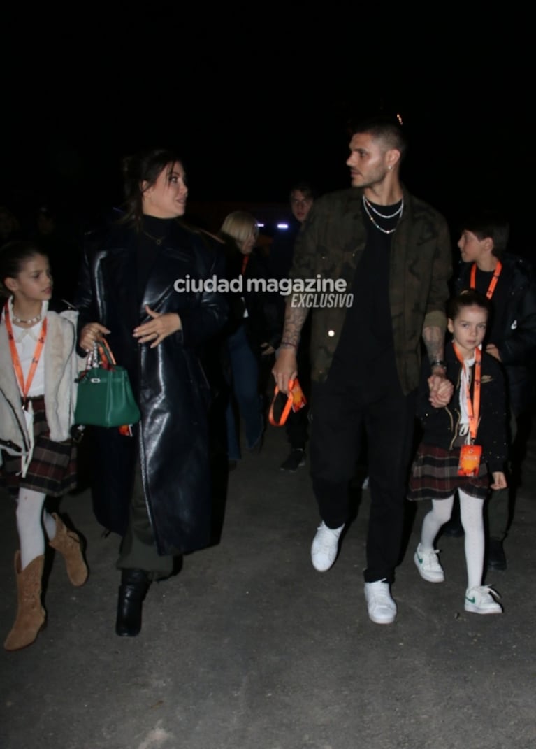 Wanda Nara y Mauro Icardi tuvieron su primera salida en familia por Buenos Aires: las fotos