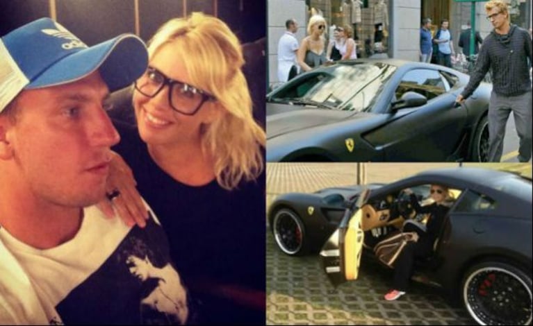 Wanda Nara y Maxi López, víctimas de la inseguridad (Foto: Web).