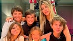 Wanda Nara y sus hijos.