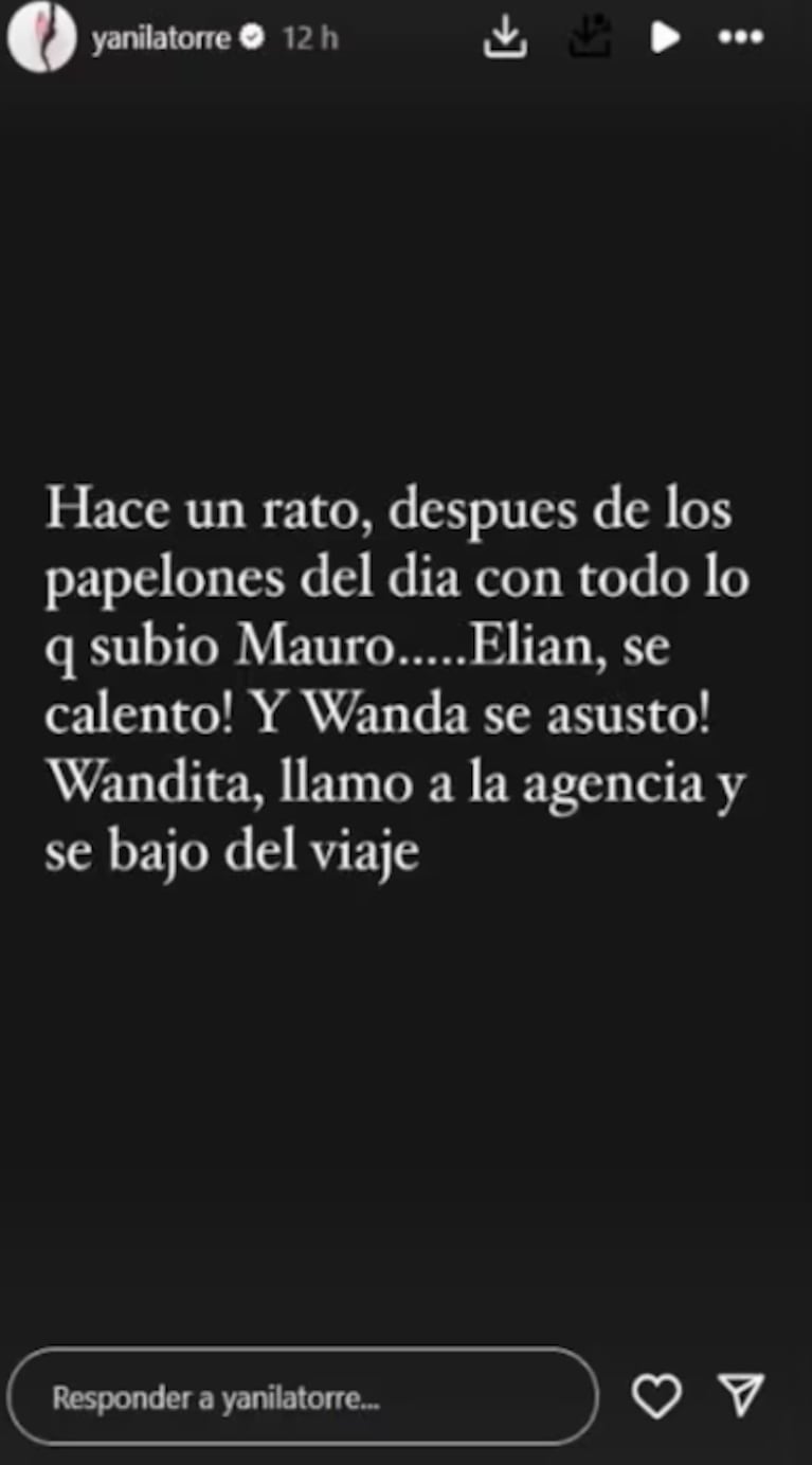 Wanda se bajó de un trabajo a último momento y estalló el escándalo.