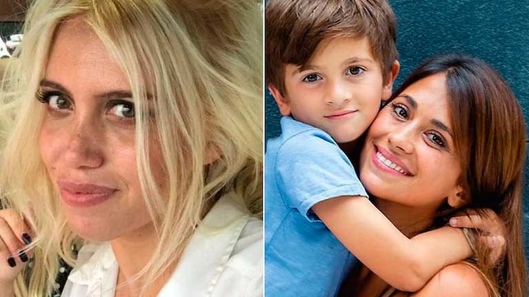 Wanda tuvo un gran gesto con Antonela Roccuzzo cuando saludó a su hijo Thiago por su cumpleaños