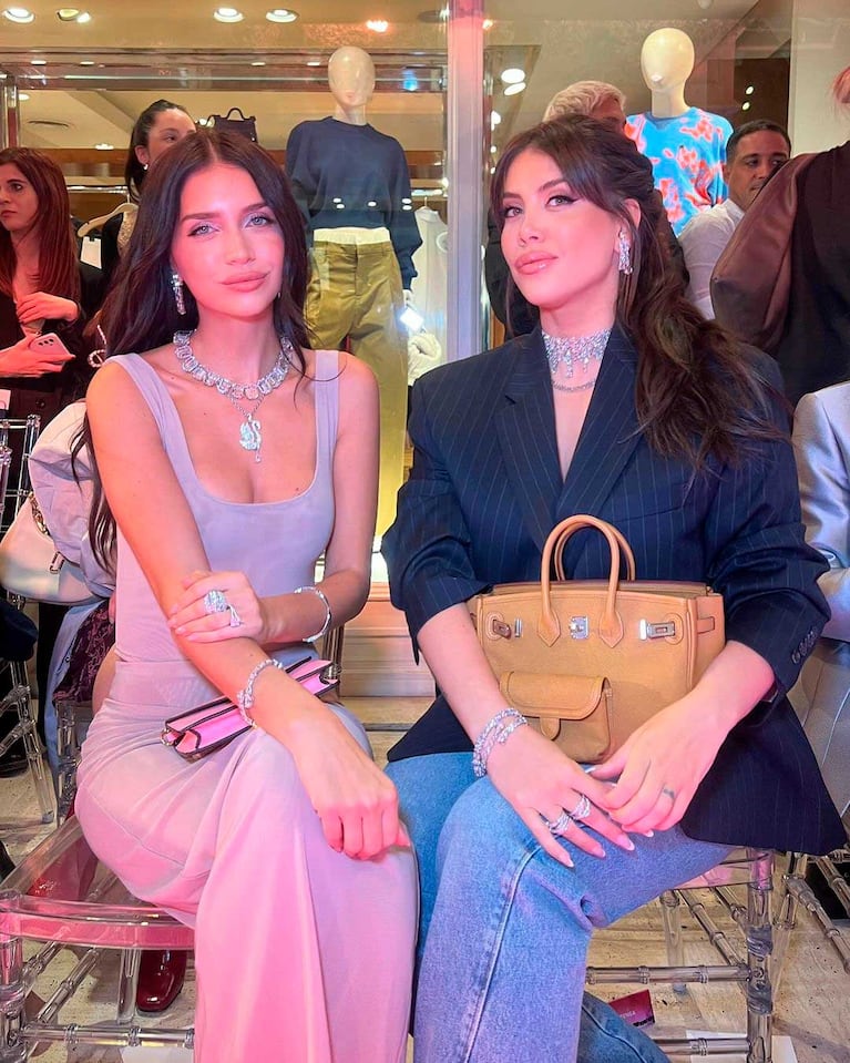 Wanda y Zaira Nara en un evento en Patio Bullrich (Foto: Instagram @zaira.nara)