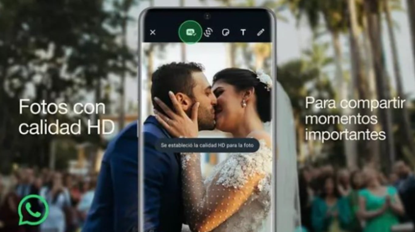 WhatsApp ya permite oficialmente el envío de fotografías en calidad HD