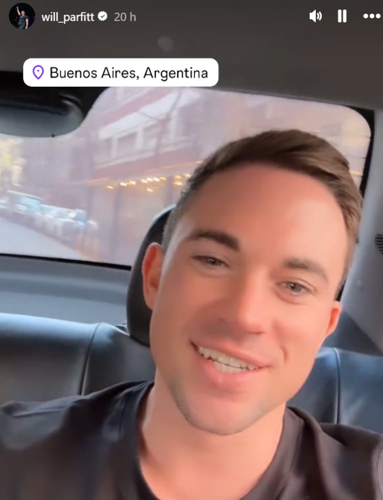 Will , el doble de Channing , aterrizó en Argentina.