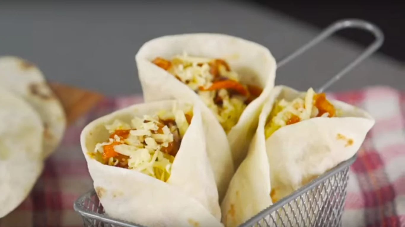 Wraps de pollo: receta fácil, paso a paso 