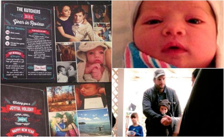 Wyatt Isabelle, la preciosa hija de Ashton y Mila. (Fotos: Web)