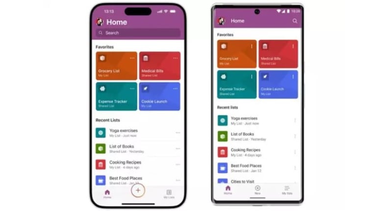 Ya disponible la app Lists para todas las cuentas de Microsoft en iOS y Android