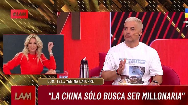 Yanina Latorre definió a China Suárez con dos frases letales