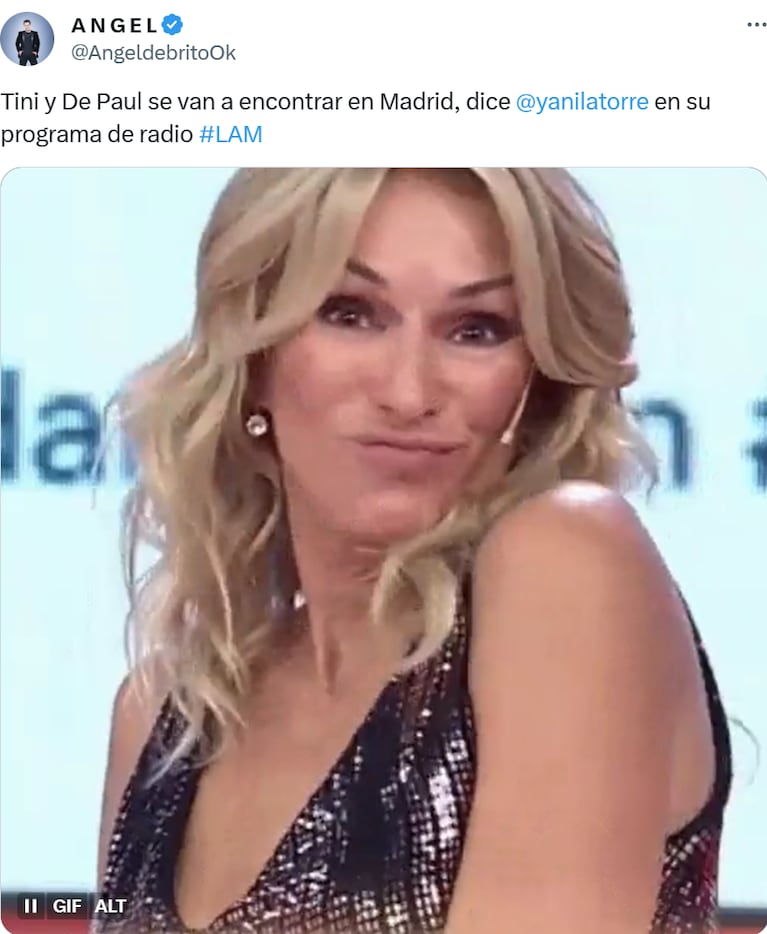 Yanina Latorre dio un explosivo dato sobre Tini Stoessel y Rodrigo de Paul tras el rumor de reconciliación