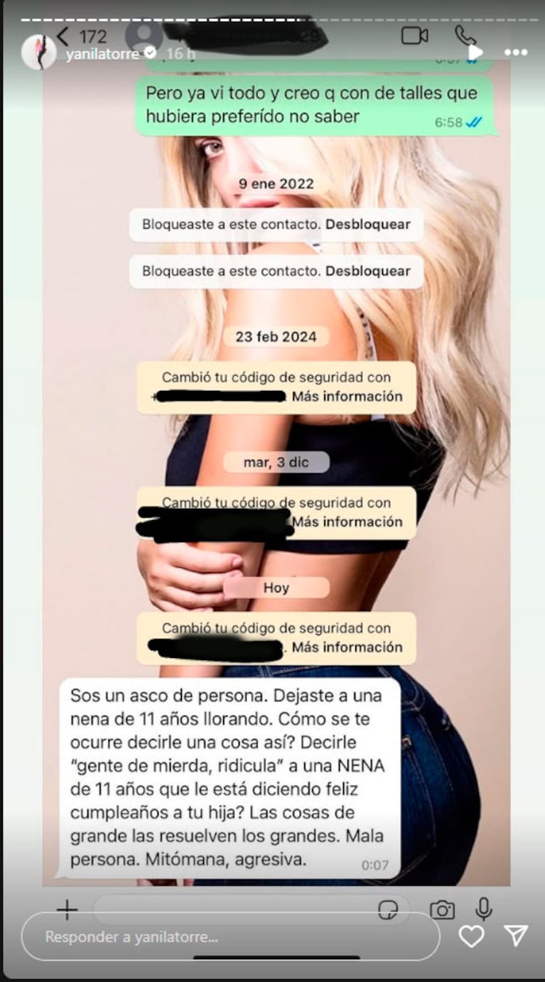 Yanina Latorre filtró el celular de China Suárez: los tremendos mensajes que le mandaron a la actriz